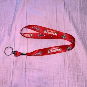 washington capitals lanyard 2018 stanley cup champions
